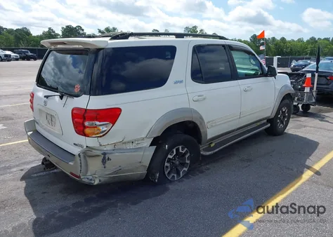 2002 Toyota Sequoia Sr5 V8 from USA, damaged, VIN 5TDZT34A12S127309